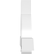 Ekena Millwork Ericson Architectural Grade PVC Gable Bracket, 108"W x 27"H x 6"D x 6"F, 6/12 Pitch GBP108X27X0606ERI00 - alternate 5